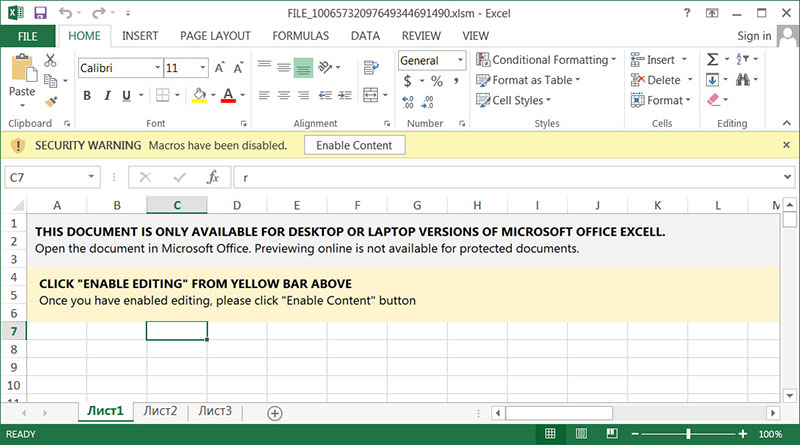 Excel Attachment